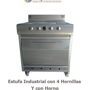 Estufa Industrial Con Hornillas Y Con Horno Corproinsa