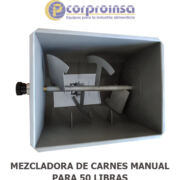 MEZCLADORA DE CARNES MANUAL PARA 50 LIBRAS