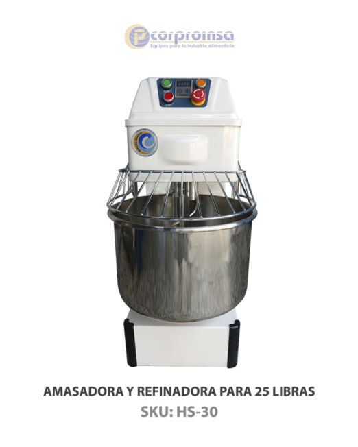 AMASADORA Y REFINADORA PARA 25 LIBRAS P01