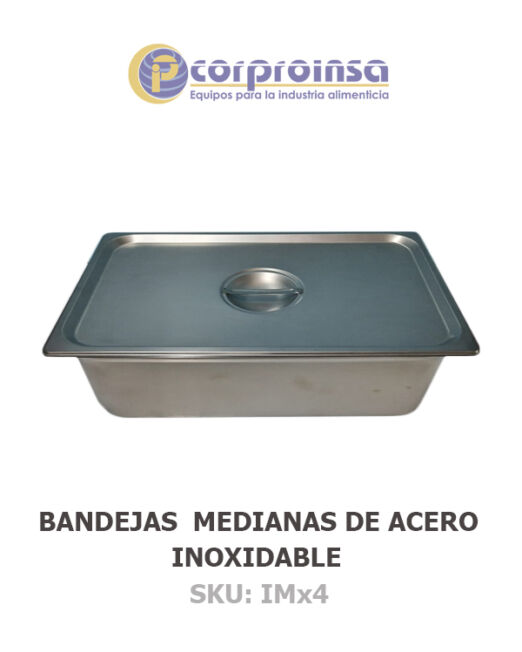 BANDEJAS--INSERTOS--MEDIANAS-DE-ACERO-INOXIDABLE