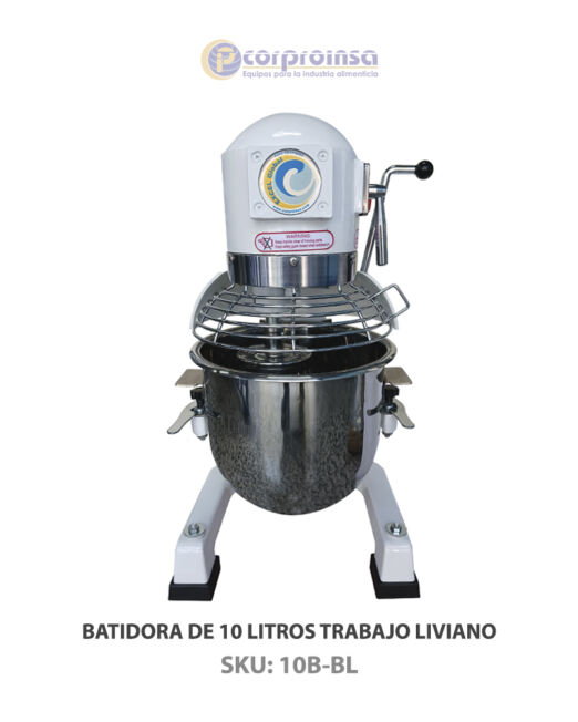 BATIDORA DE 10 LITROS TRABAJO LIVIANO P01