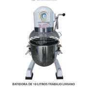 BATIDORA  INDUSTRIAL DE 10 LITROS