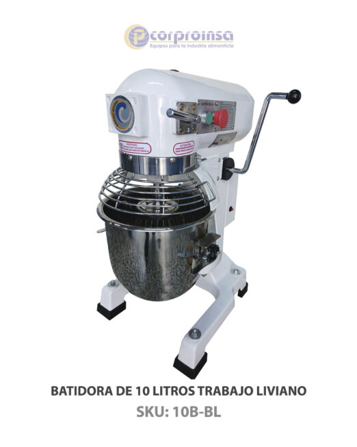 BATIDORA DE 10 LITROS TRABAJO LIVIANO P02