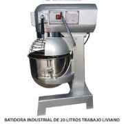 BATIDORA INDUSTRIAL DE 20 LITROS