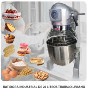 BATIDORA INDUSTRIAL DE 20 LITROS