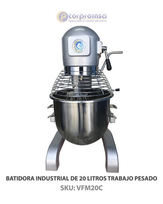 BATIDORA INDUSTRIAL DE 20 LITROS TRABAJO PESADO P01