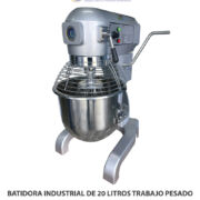 BATIDORA INDUSTRIAL DE 20 LITROS