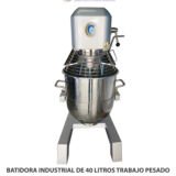 BATIDORA INDUSTRIAL DE 40 LITROS TRABAJO PESADO P01