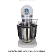 BATIDORA SEMI INDUSTRIAL 7 LITROS