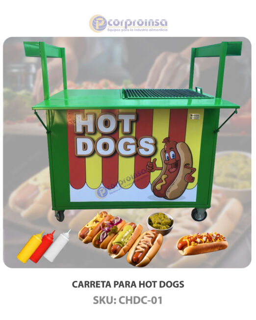 CARRETA PARA HOT DOGS NUEVA P01