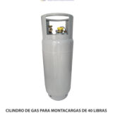 CILINDRO DE GAS PARA MONTACARGAS DE 40 LIBRAS P01