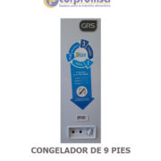 CONGELADOR DE 9 PIES³ GRS