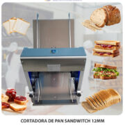 CORTADORA DE PAN SANDWITCH 12 MM