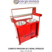 CARRETA FREIDORA DE 2 BOWL (PEROLES)