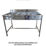 ESTUFA INDUSTRIAL ACERO INOX CORPROINSA H6 P01