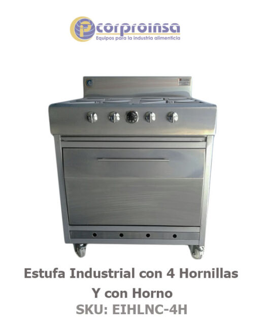 ESTUFA-INDUSTRIAL-CON-4-HORNILLAS-Y-CON-HORNO