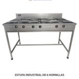 ESTUFA INDUSTRIAL DE 6 HORNILLASP02A