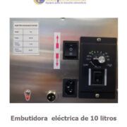 EMBUTIDORA ELÉCTRICA DE 10 LITROS = 22 LIBRAS