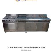 ESTUFA INDUSTRIAL MULTIFUNCIONAL DE LUXE