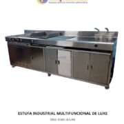ESTUFA INDUSTRIAL MULTIFUNCIONAL DE LUXE