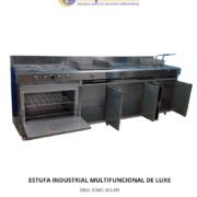 ESTUFA INDUSTRIAL MULTIFUNCIONAL DE LUXE