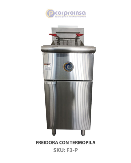 FREIDORA CON TERMOPILA P01