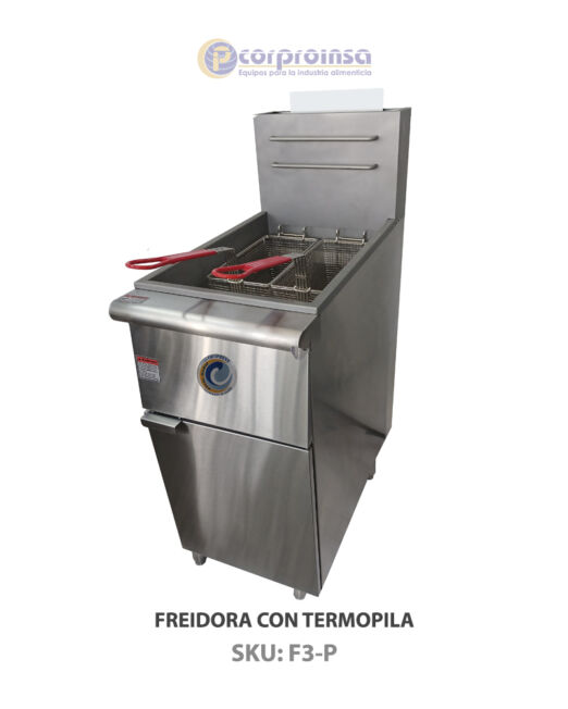 FREIDORA CON TERMOPILA P02