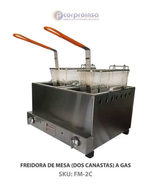 FREIDORA DE MESA (DOS CANASTAS)P02