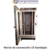 HORNO DE CONVECCIÓN 15  BANDEJAS