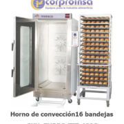 HORNO DE CONVECCIÓN16 BANDEJAS