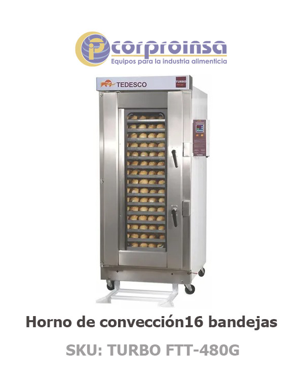 Horno Eléctrico 10 Bandejas – Equipos para la Industria Alimenticia