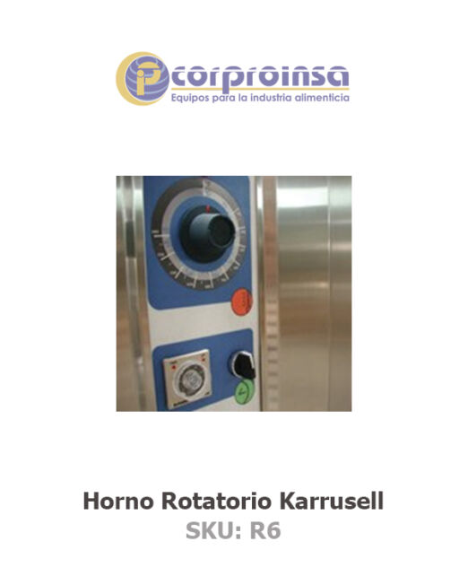 Horno rotatorio karrusell R6 25