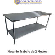 MESA DE TRABAJO DE 2 METROS