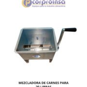MEZCLADORA DE CARNES MANUAL PARA 20 LIBRAS
