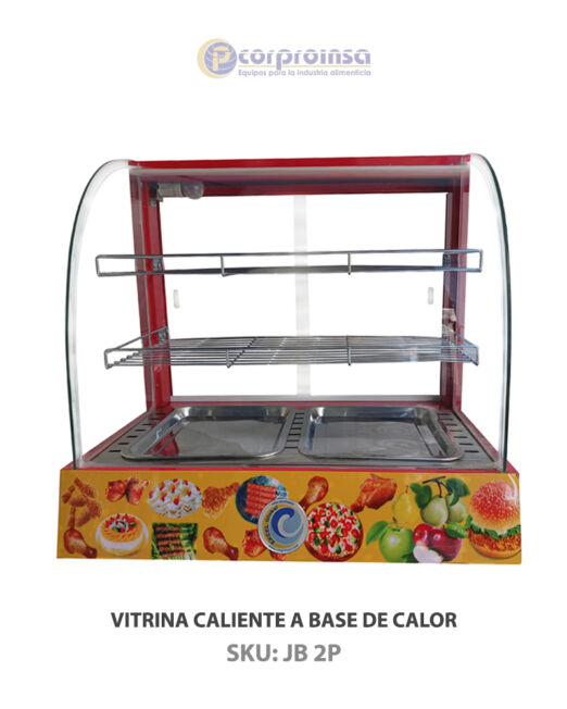 VITRINA CALIENTE A BASE DE CALOR P01