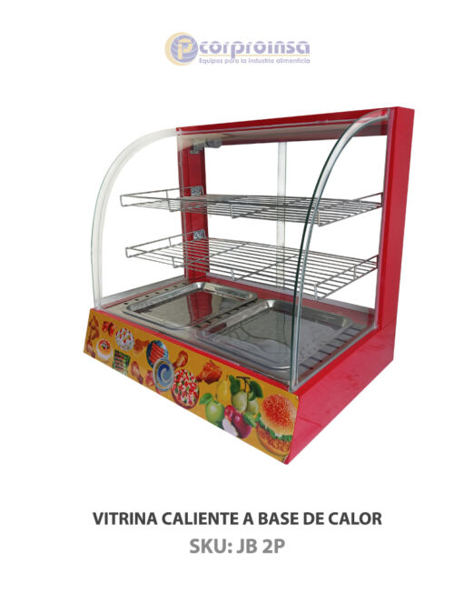 VITRINA CALIENTE A BASE DE CALOR P02