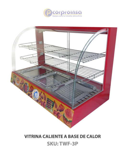 VITRINA CALIENTE A BASE DE CALOR P02