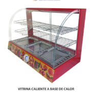 VITRINA CALIENTE A BASE DE CALOR