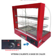 VITRINA CALIENTE A BASE DE CALOR