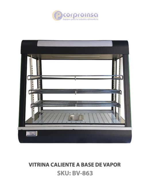 VITRINA CALIENTE A BASE DE VAPOR P01