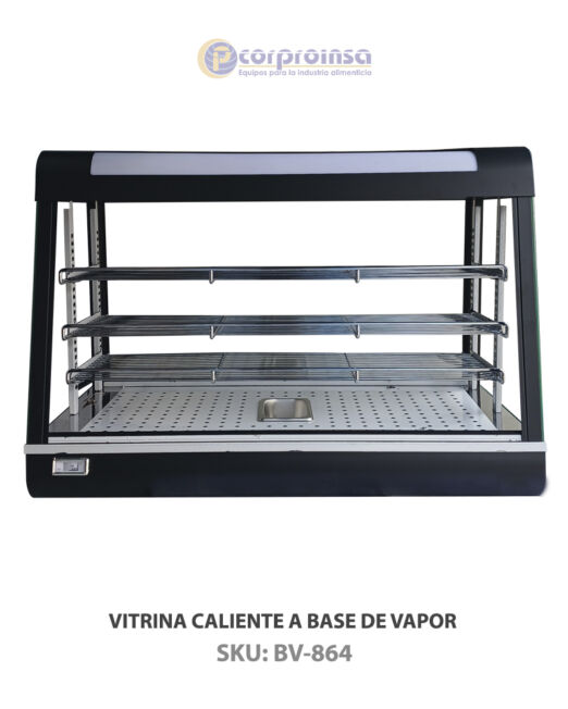 VITRINA CALIENTE A BASE DE VAPOR P01