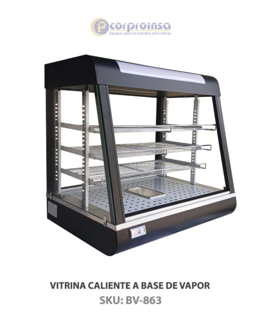 VITRINA CALIENTE A BASE DE VAPOR P02