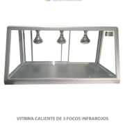 VITRINA CALIENTE DE 3 FOCOS