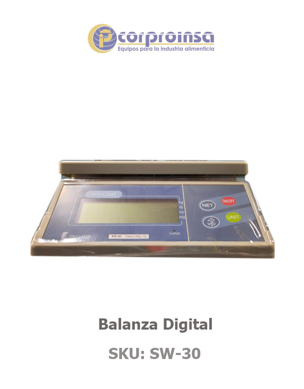 Balanza digital para 22libs - 10kg │Winco - Jopco Equipos y Productos para  Hoteles y Restaurantes