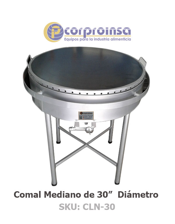 Estufas con comal redondo de placa calibre 12, ideal para hacer