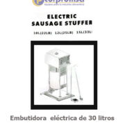 EMBUTIDORA ELÉCTRICA DE 30 LITROS = 64 LIBRAS