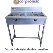 ESTUFA INDUSTRIAL DE 2 HORNILLAS EILNC-2H19