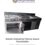 ESTUFA INDUSTRIAL HORNO ACERO INOXIDABLE