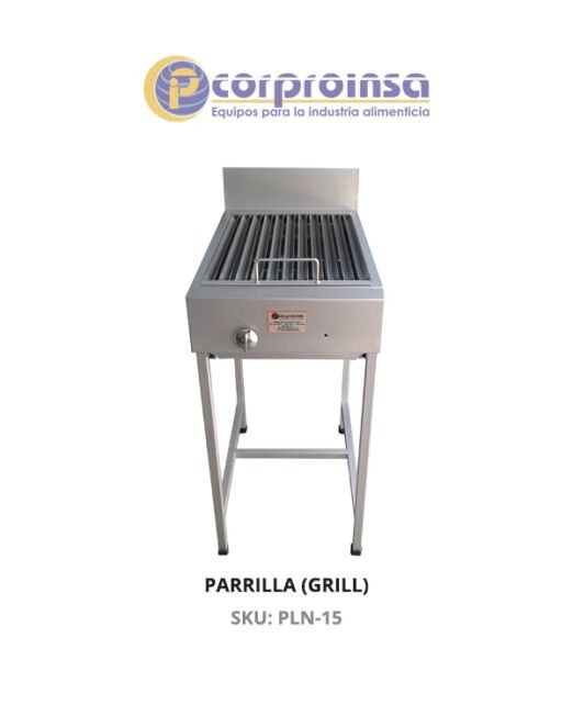 PARRILLA (GRILL) CON ESPACIO PARA PIEDRA REFRACTARIA