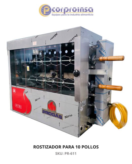 ROSTIZADOR DE 10 POLLOS